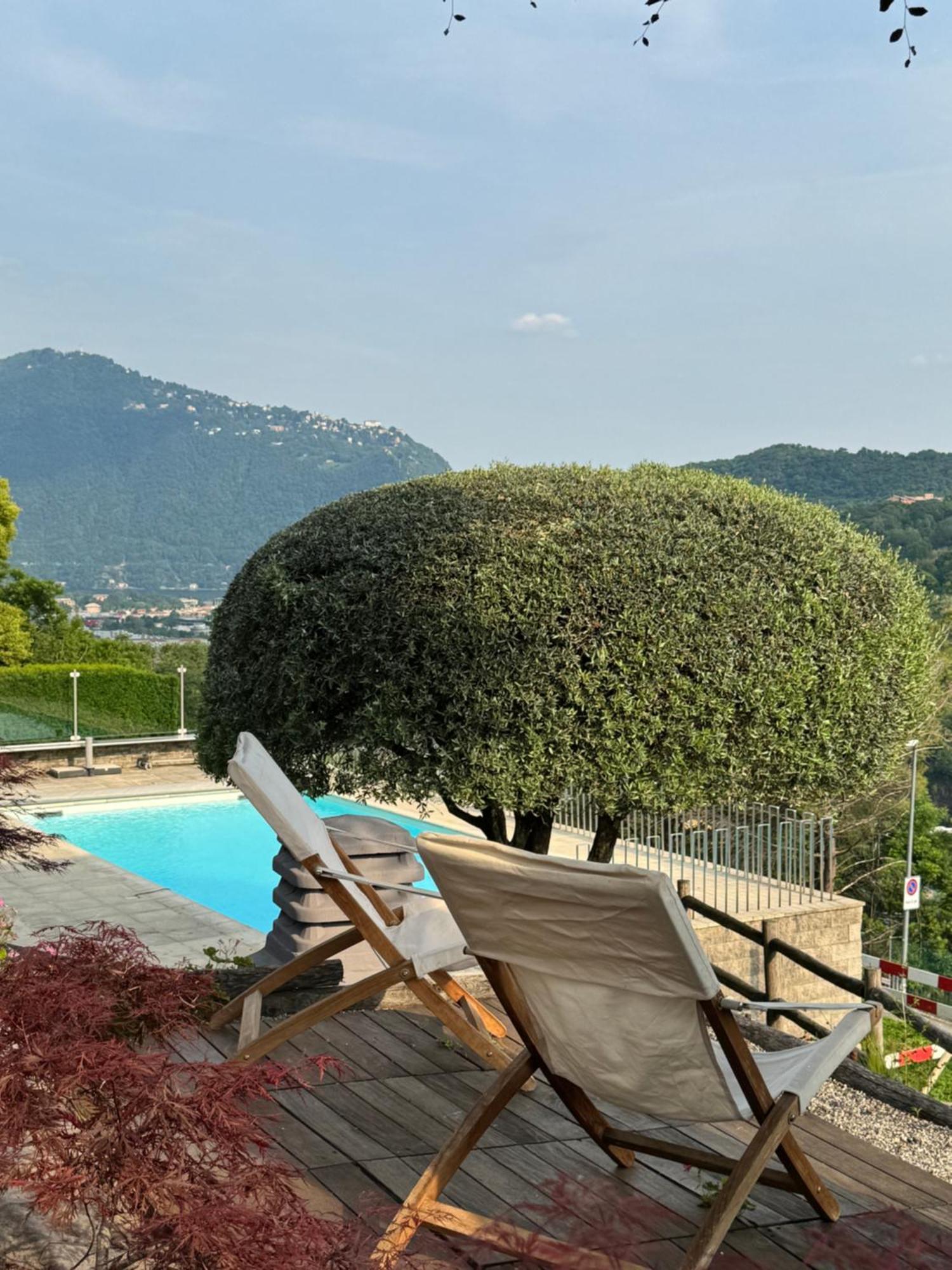 Veralto - Modern Suite With Como Lake View Vacallo Esterno foto